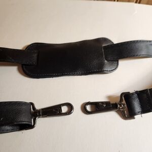 Black Men's Bag Strap Adjustable Extends To About 46 Inches